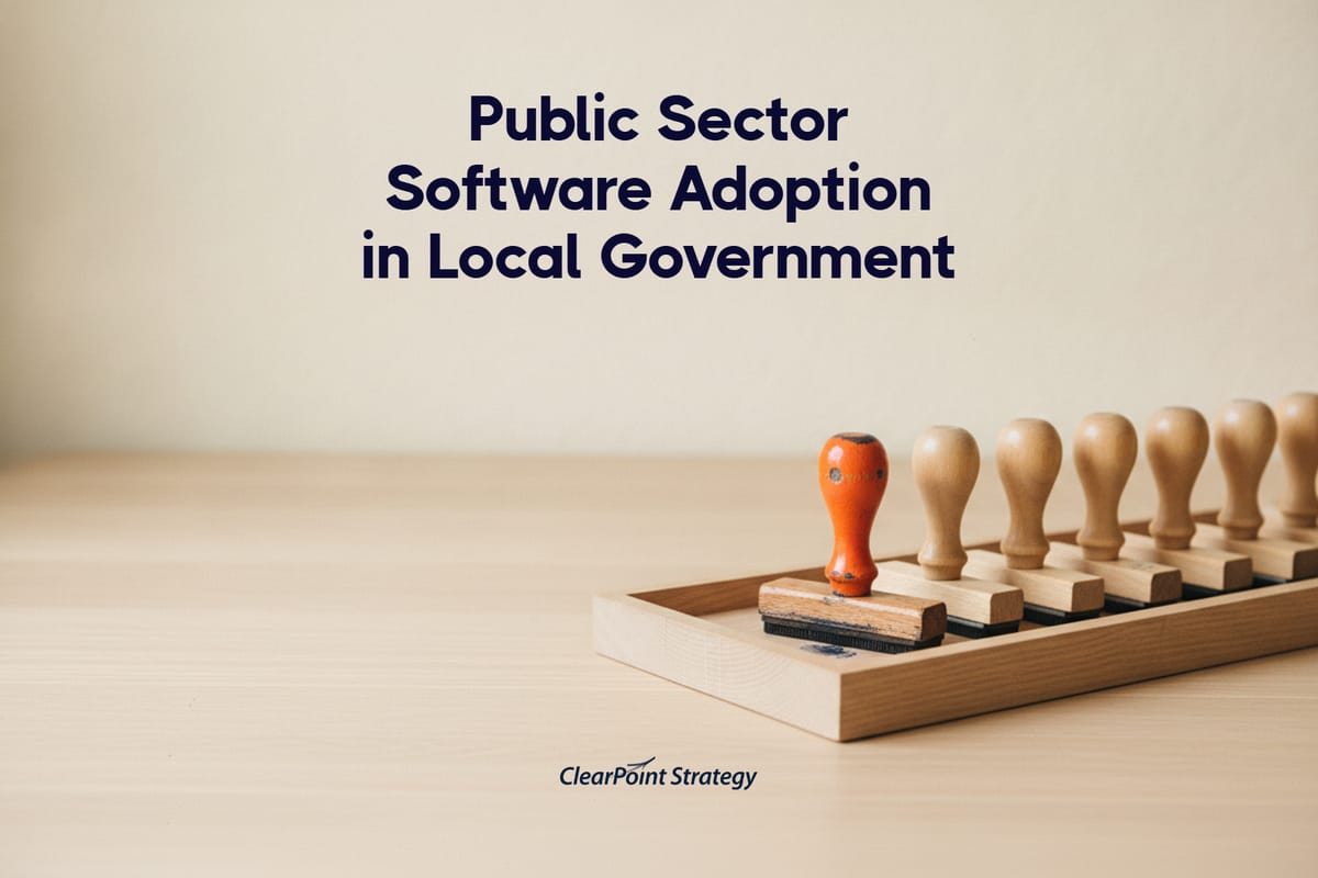 Public Sector Software Adoption in Local Government: How Cities Build the Scoring Habit